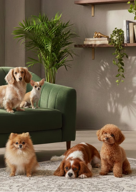 Box cadeau pour chien, un coffret utile chic et éco responsable contenant 5 produits sélectionnés avec soin parmi des créateurs et artisans français, parfois européens.