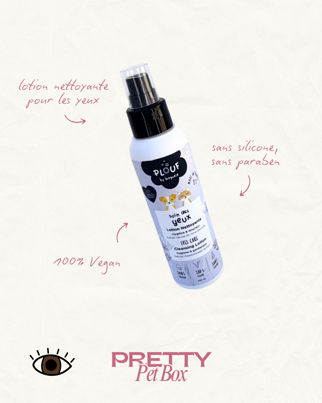 Box avril Pretty pet Box, contenant 5 produits pour chien: jouet, friandise, accessoire, soin et surprise